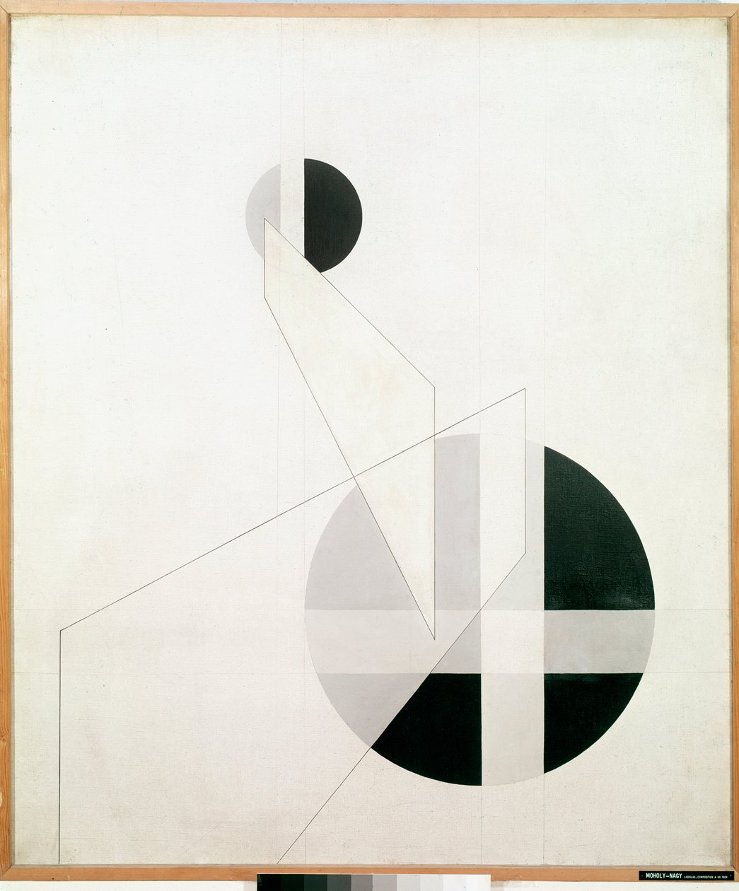 Komposisjon A XX Painting av Laszlo Moholy-Nagy av Laszlo Moholy Nagy