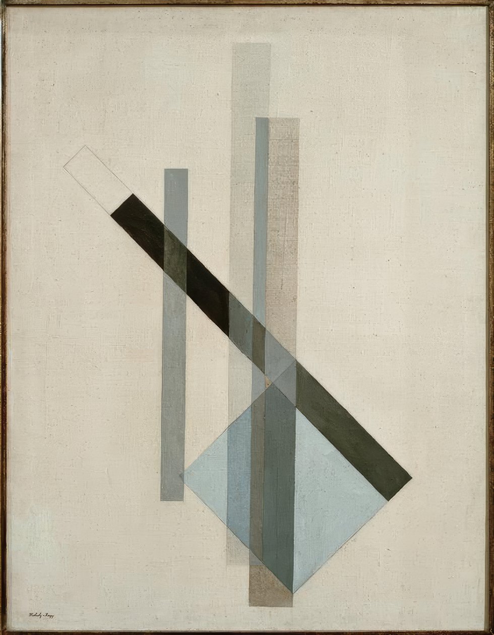 Konstruksjon (glassarkitektur) av Laszlo Moholy Nagy