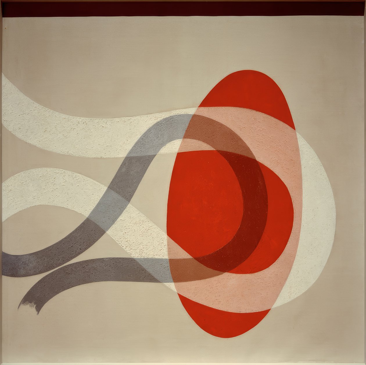 L.Moholy-Nagy, CH Space 6 / Gemälde, 1941 av Laszlo Moholy Nagy