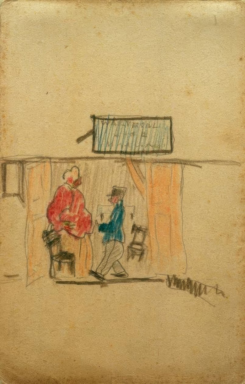 Uten tittel (soldat foran puffmother) av Laszlo Moholy Nagy