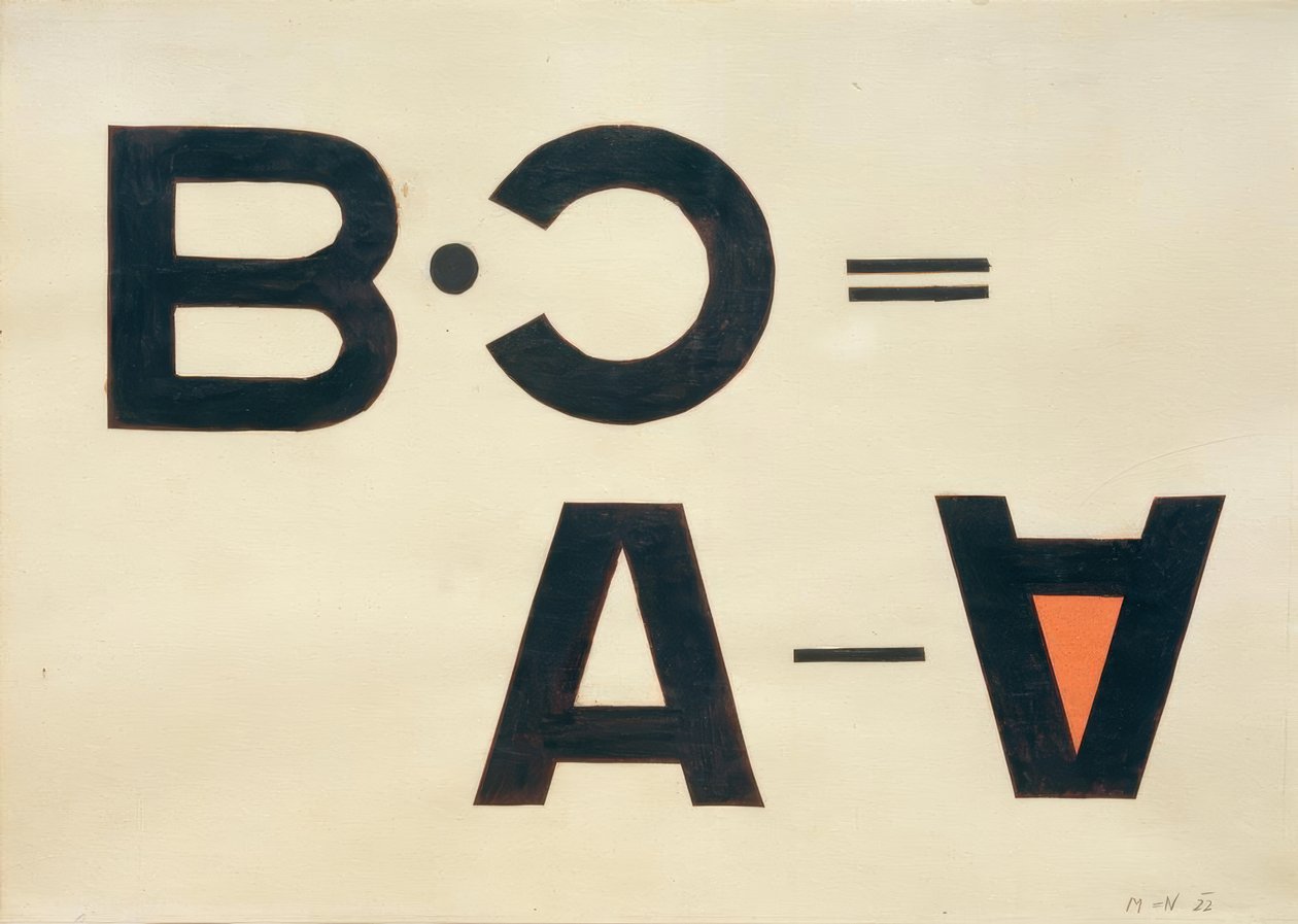 Uten tittel (Typefeil Collage) av Laszlo Moholy Nagy