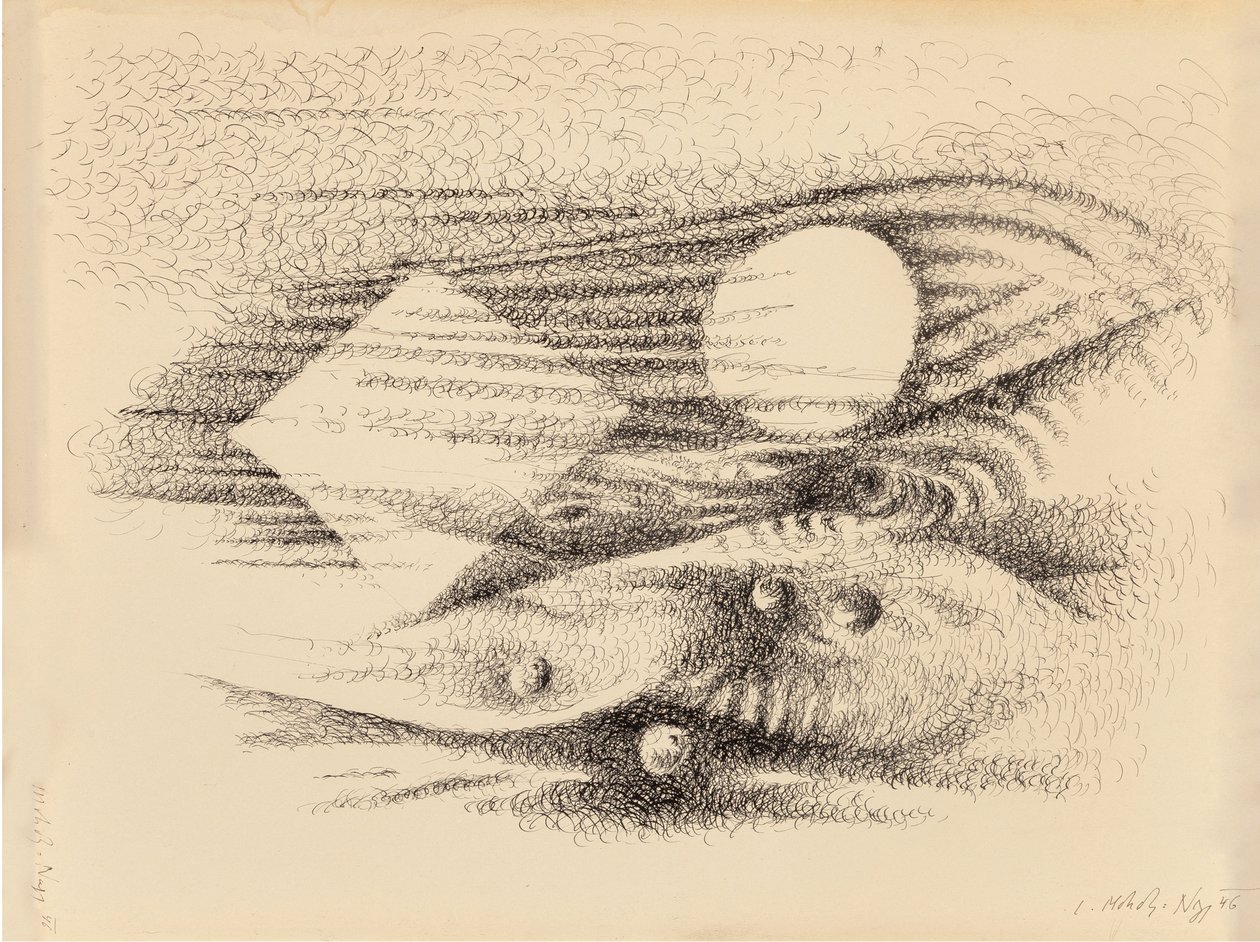 Rhythmical Wave, 1946. av Laszlo Moholy Nagy