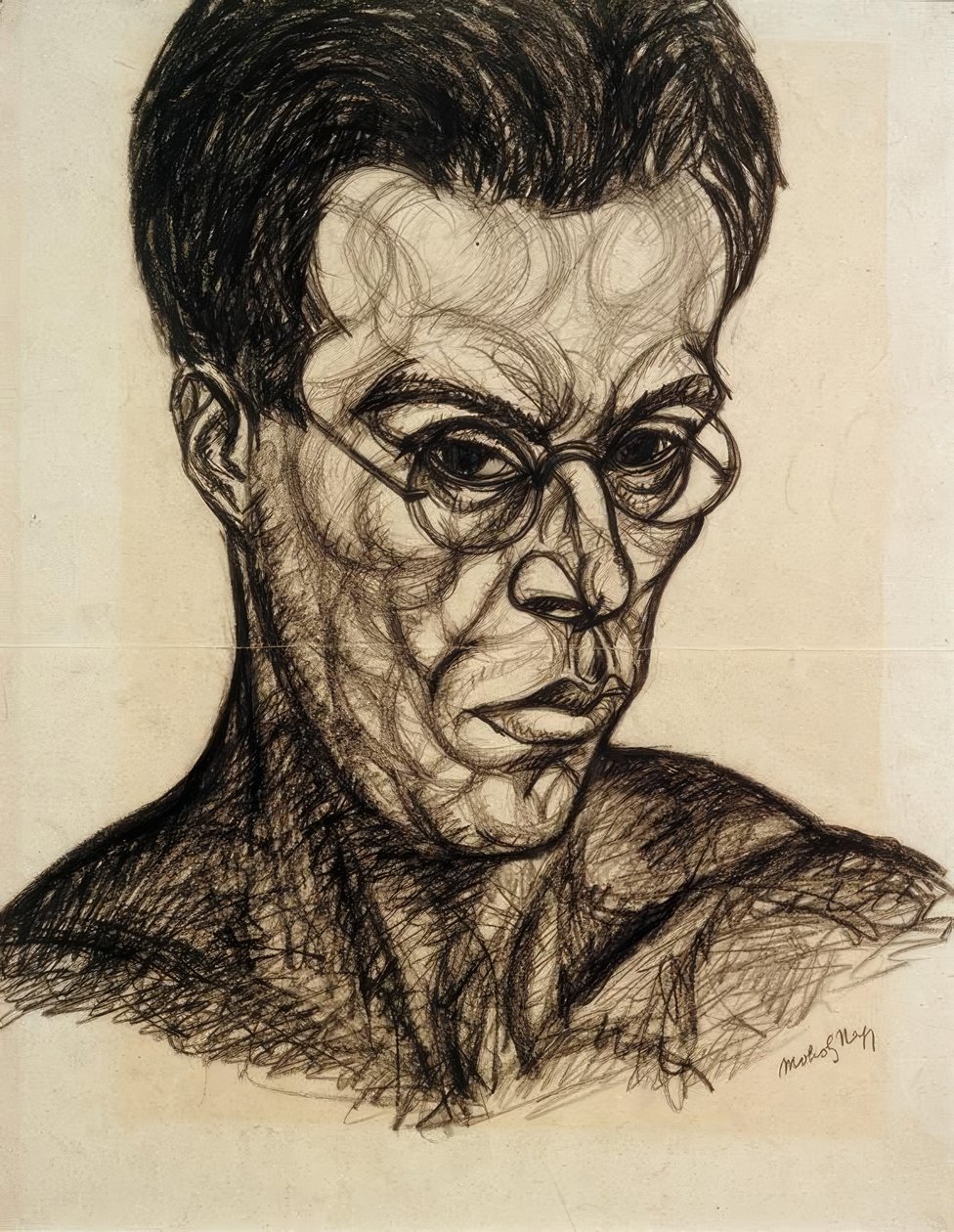 Selvportrett av Laszlo Moholy Nagy