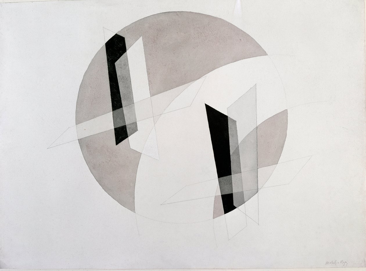 Uten tittel Mixed Media av Laszlo Moholy-Nagy av Laszlo Moholy Nagy