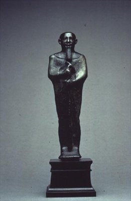 Figur av guden Ptah (bronse) av Late Period Egyptian