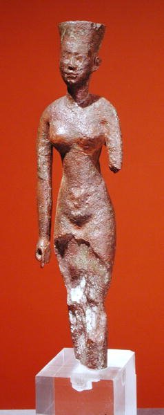 Figur av en gudinne (bronse) av Late Period Egyptian