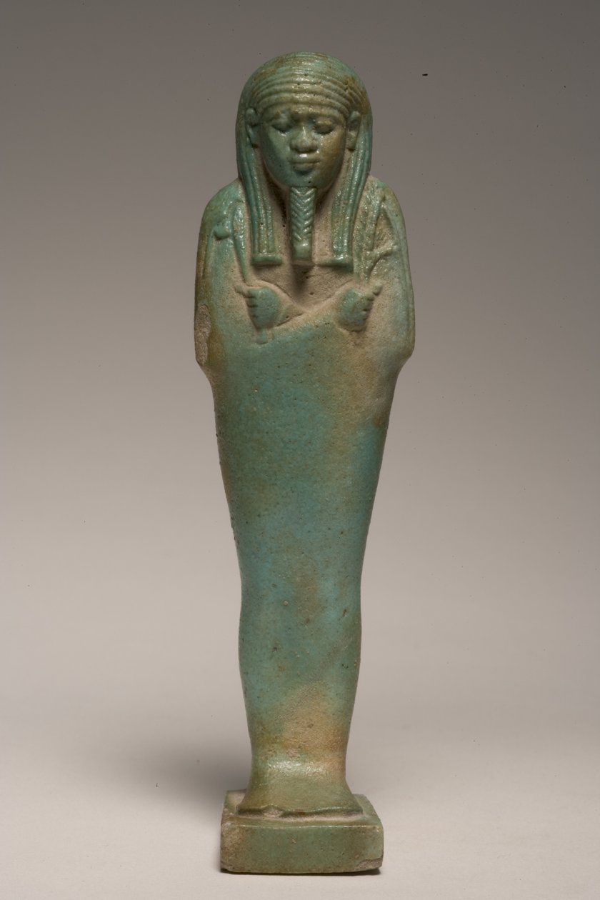 Shabti-figur for Padineith (fajanse) (se også 247997) av Late Period Egyptian