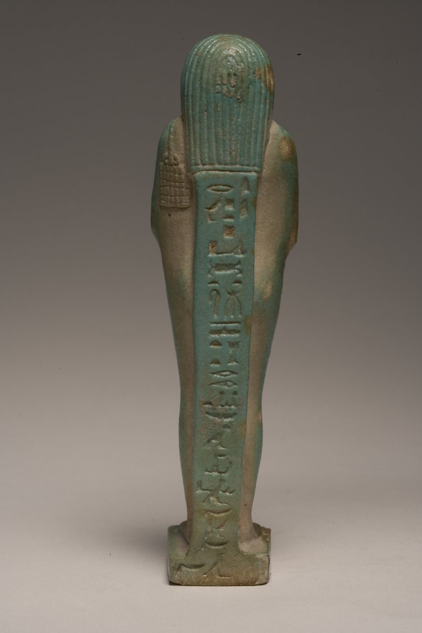 Shabti-figur for Padineith (fajanse) (se også 247998) av Late Period Egyptian