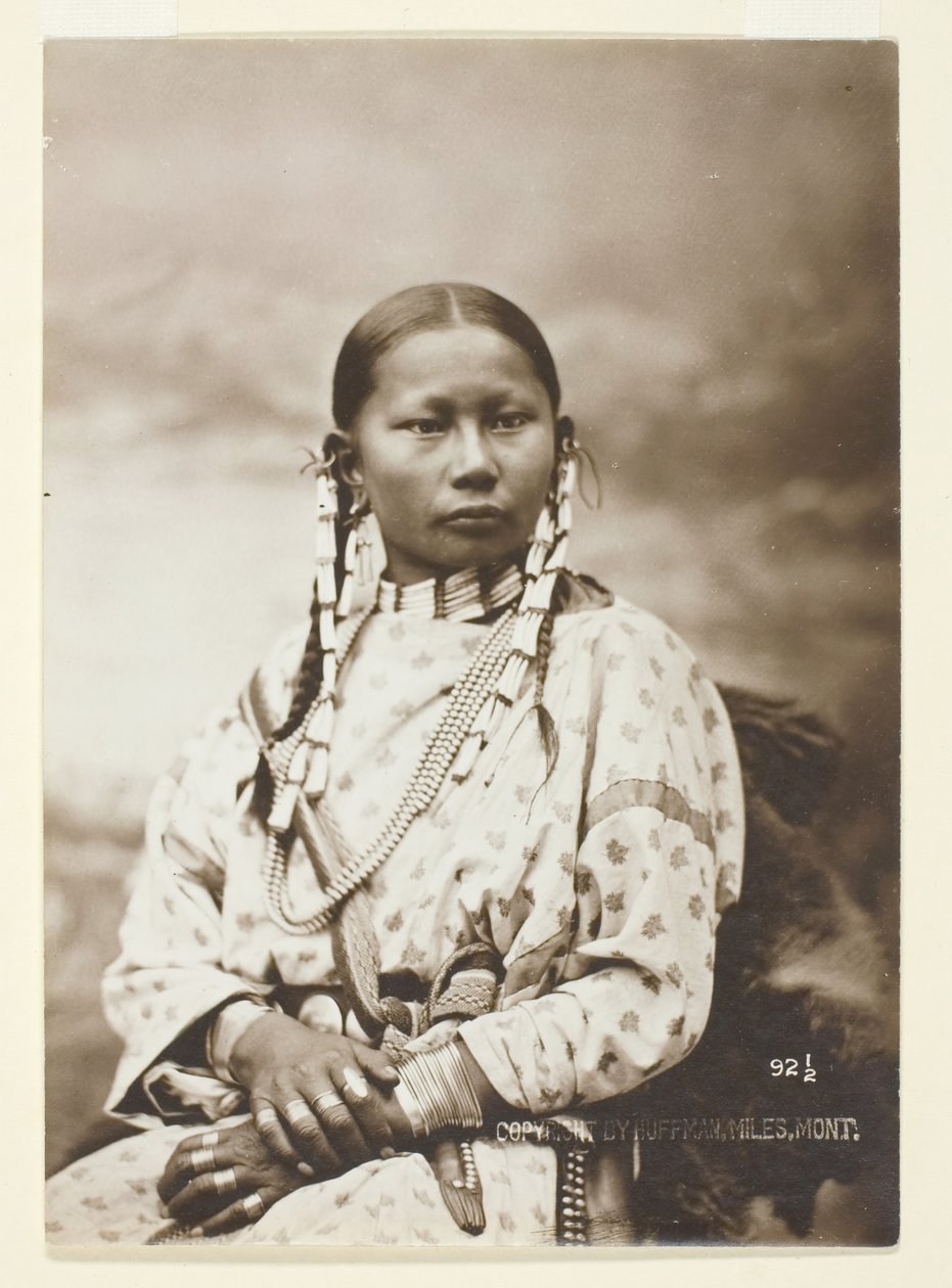 Spotted Fawn, Cheyenne-brud, 1879. av Laton Alton Huffman