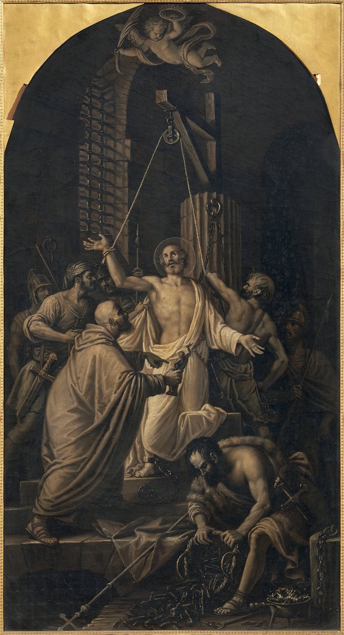 Martyrium of St Apollinaris, av Lattanzio Querena (1768-1853). av Lattanzio Querena
