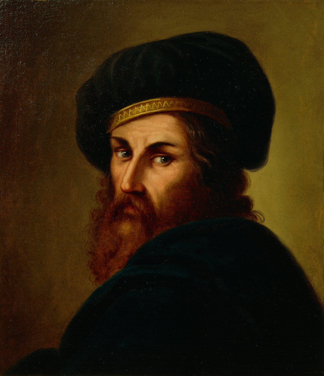 Portrett av maleren Ludovico Carracci, av Lattanzio Querena (1768-1853) av Lattanzio Querena