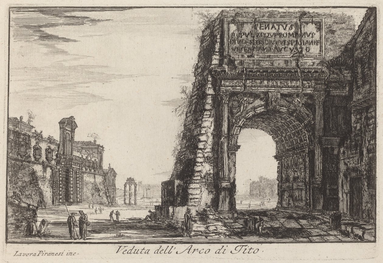 Titusbuen av Laura Piranesi after Giovanni Battista Piranesi