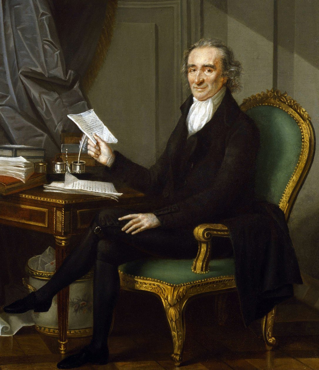 Portrett av Thomas Paine av Laurent Dabos