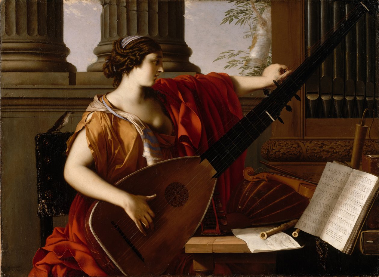 Allegory of Music, 1649 av Laurent de la Hyre