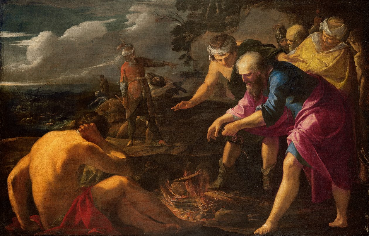 Saint Paul ble forliste på Malta av Laurent de la Hyre
