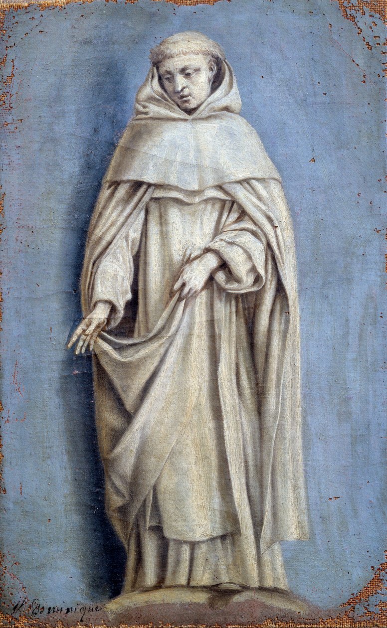 Saint Dominique Maleri på lerret av Laurent de La Hyre (1606-1656) Søn fra 1600-tallet. 0,36 x 0,22 m Paris. Museet Louvre av Laurent de la Hyre