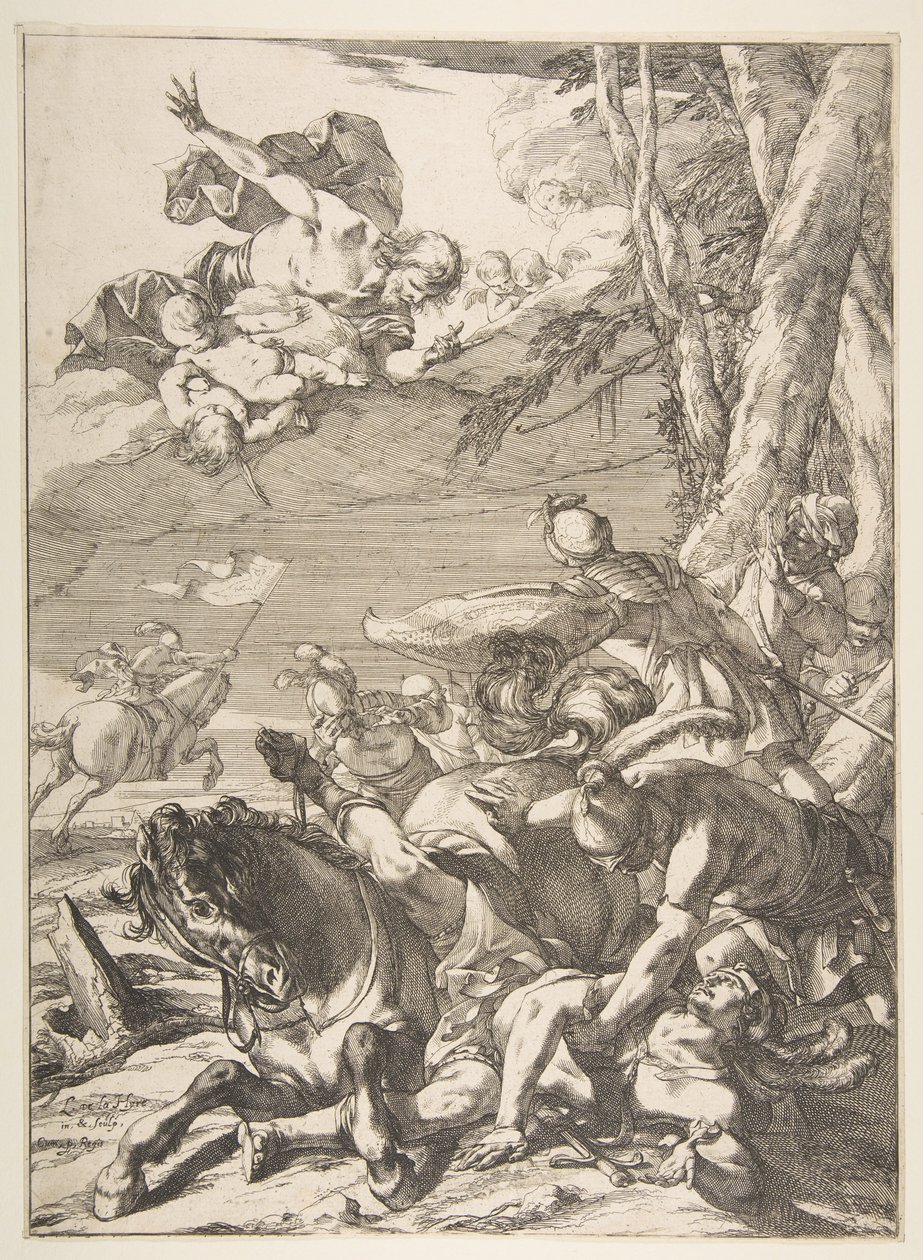 Konvertering av St. Paul, ca. 1637. av Laurent de la Hyre