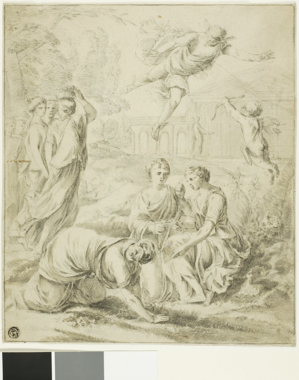 Studie for Mercury and Herse av Laurent de la Hyre