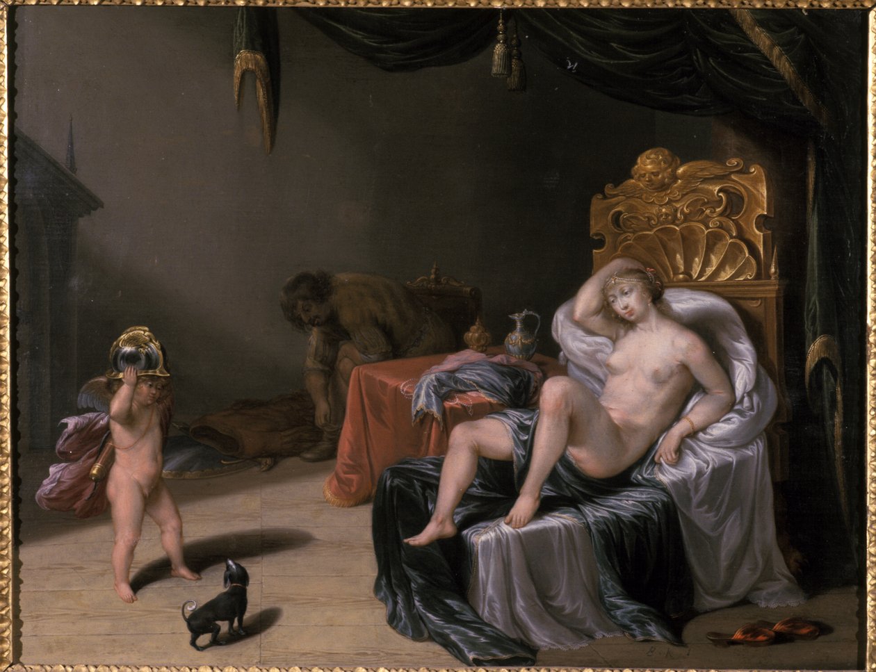 Mars og Venus med Amor av Laurentius de Neter