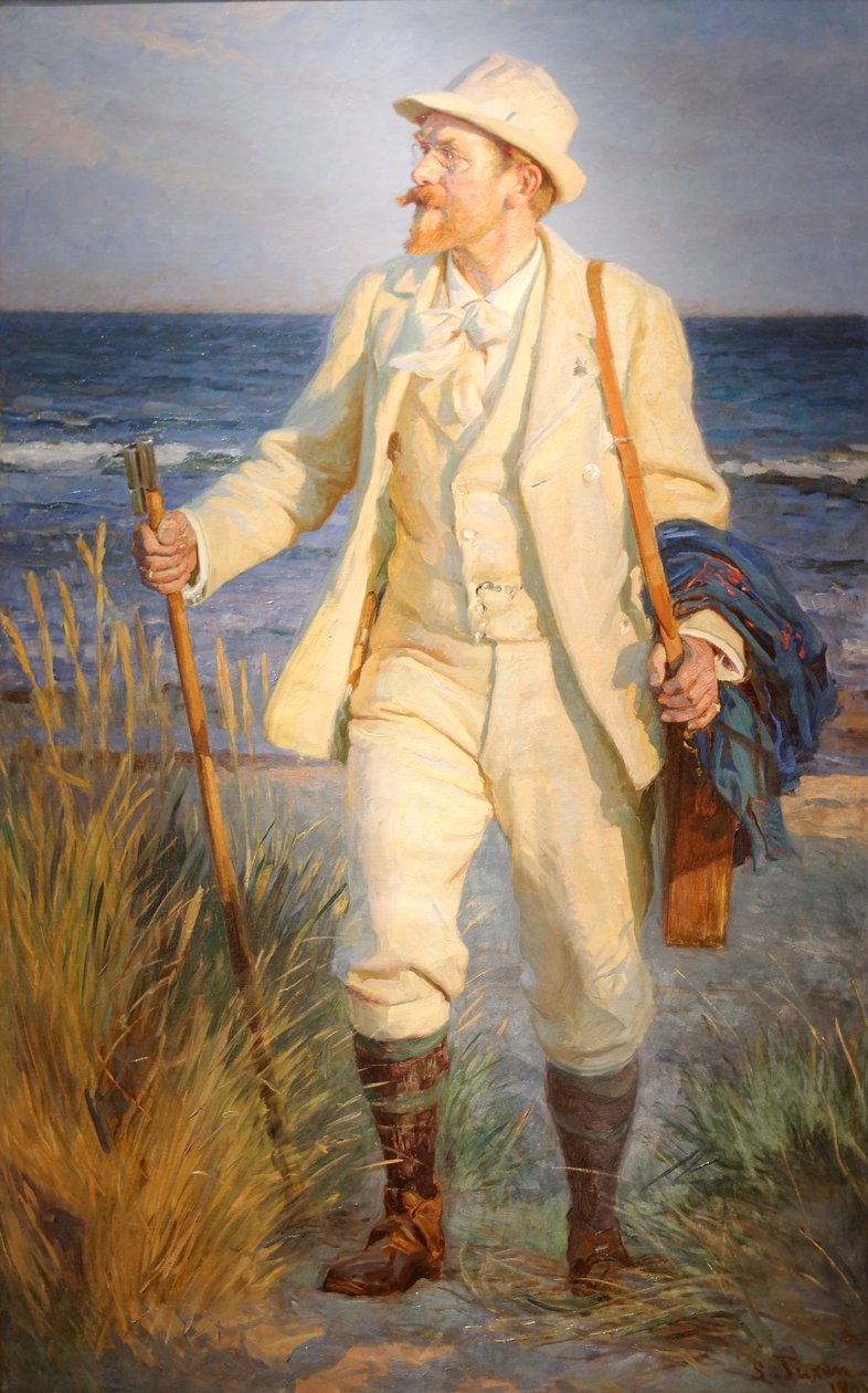 Portrett av den danske maleren Peder Severin Krøyer av Laurits Regner Tuxen
