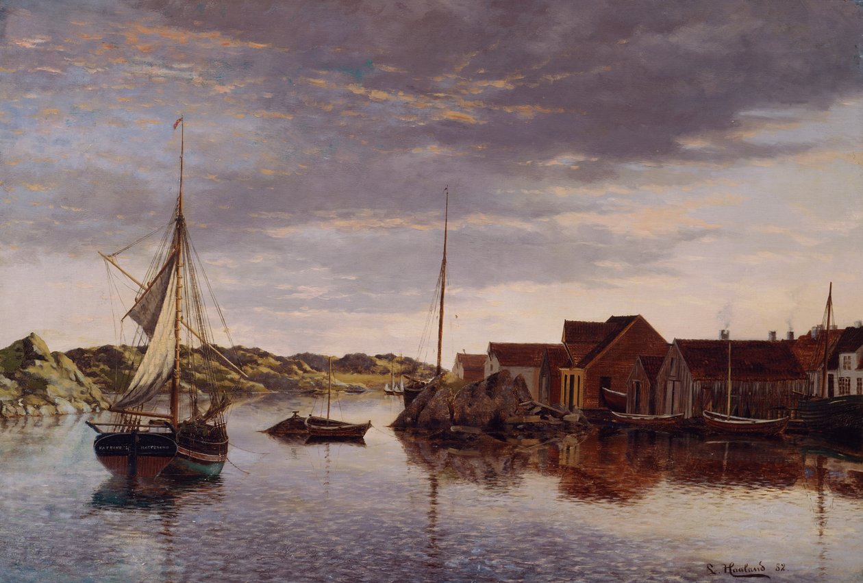 Fiskevær av Lauritz Haaland