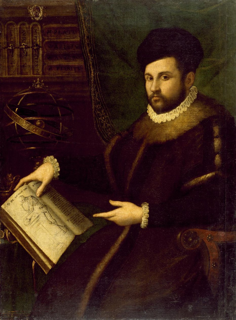 Italiensk lege og lege Girolamo Mercuriali av Lavinia Fontana
