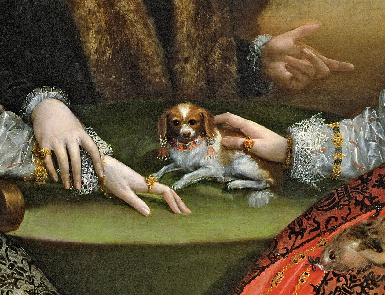 Gozzadini-familien (detalj av 253911) av Lavinia Fontana