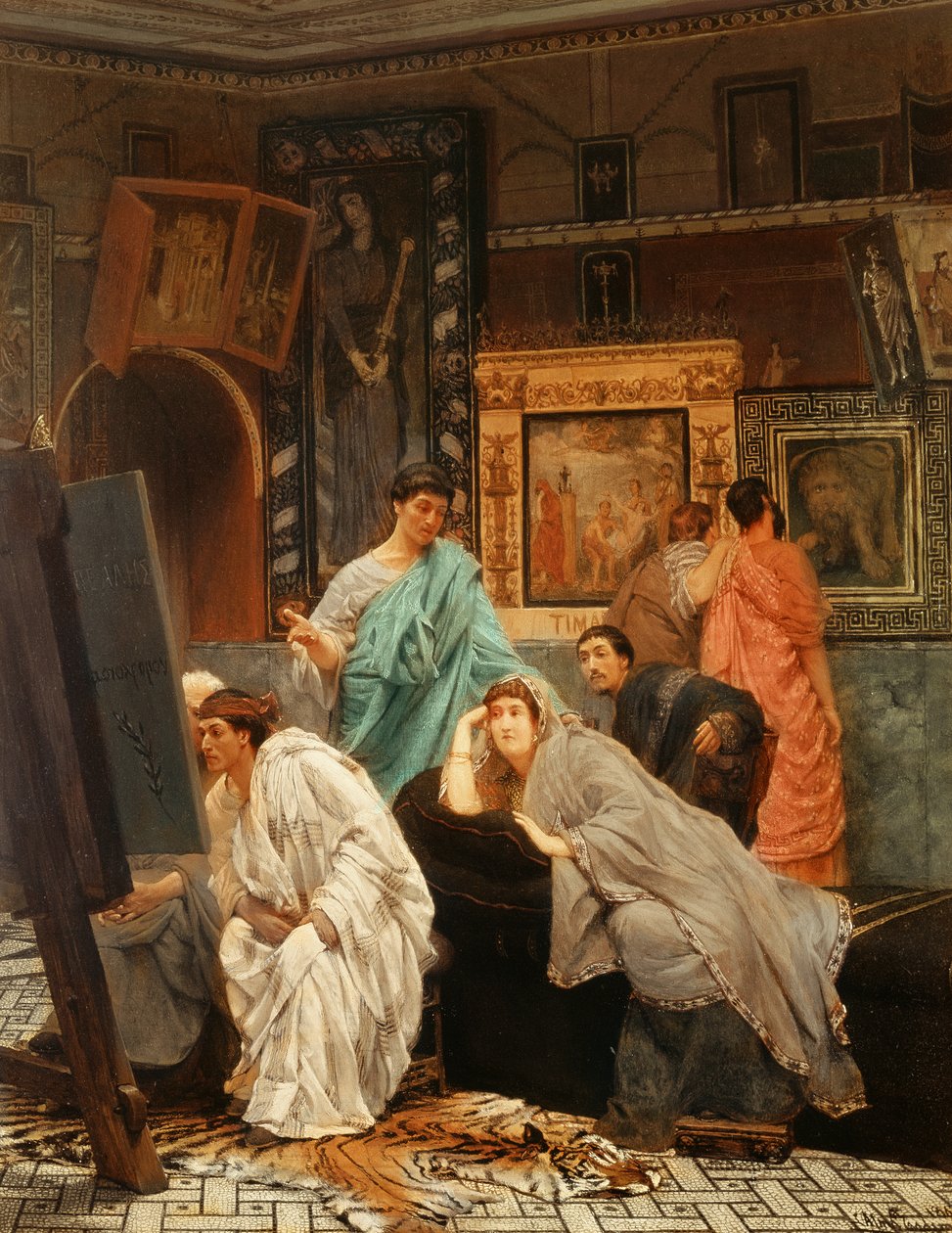 En samler av bilder på Augustus tid, 1867 av Lawrence Alma Tadema