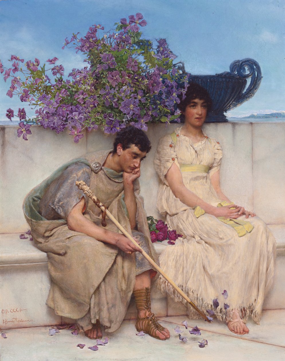 En veltalende stillhet av Lawrence Alma Tadema