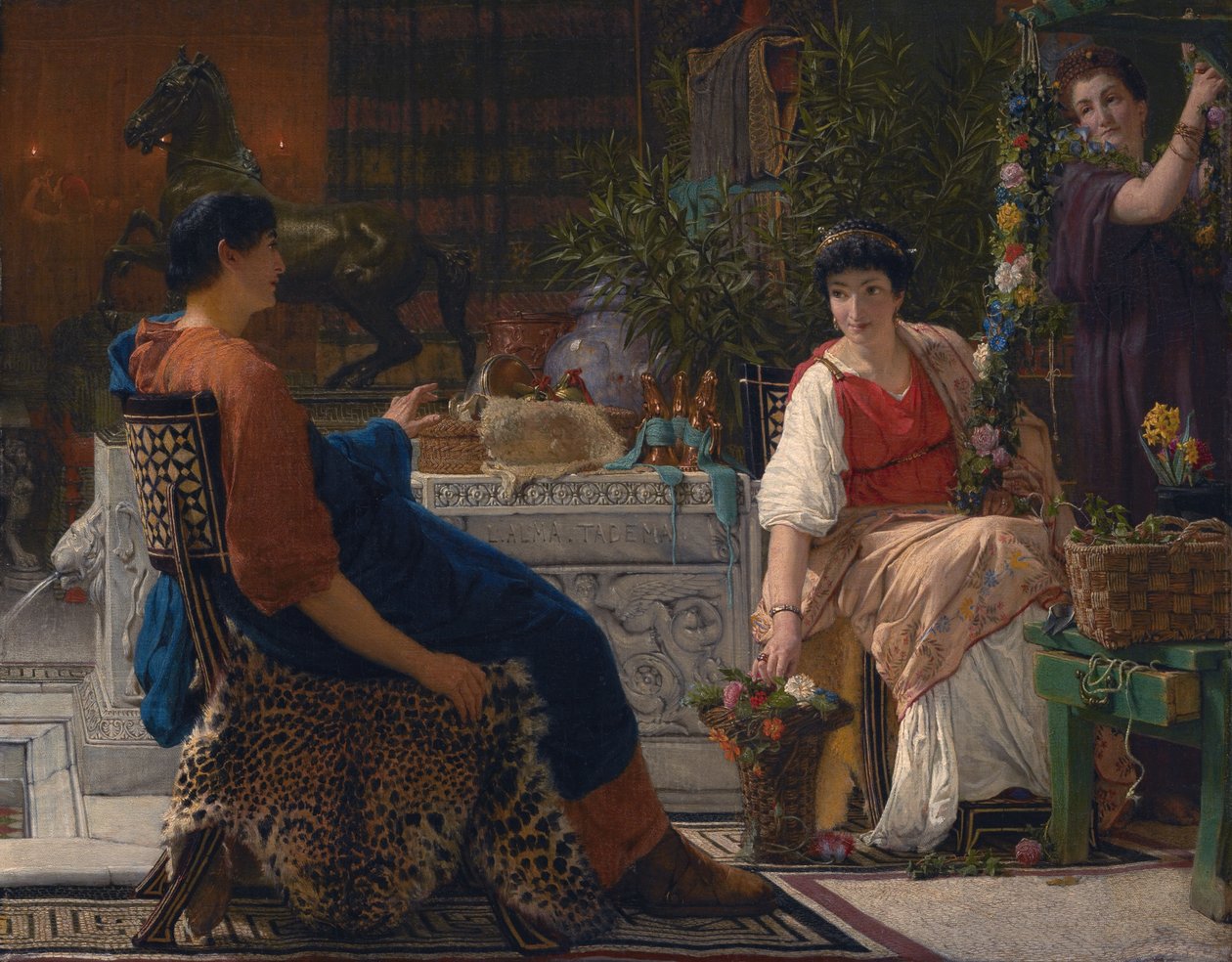 Forberedelser til festligheter av Lawrence Alma Tadema
