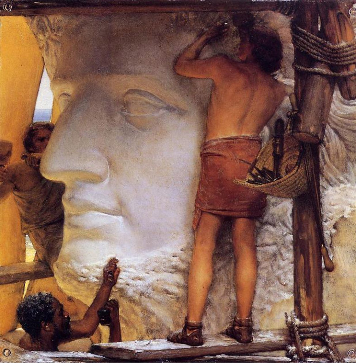 Romerske skulptører, 1877 (olje på kobber) av Lawrence Alma Tadema