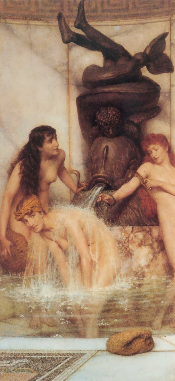 Strigils og Spongesn av Lawrence Alma-Tadema