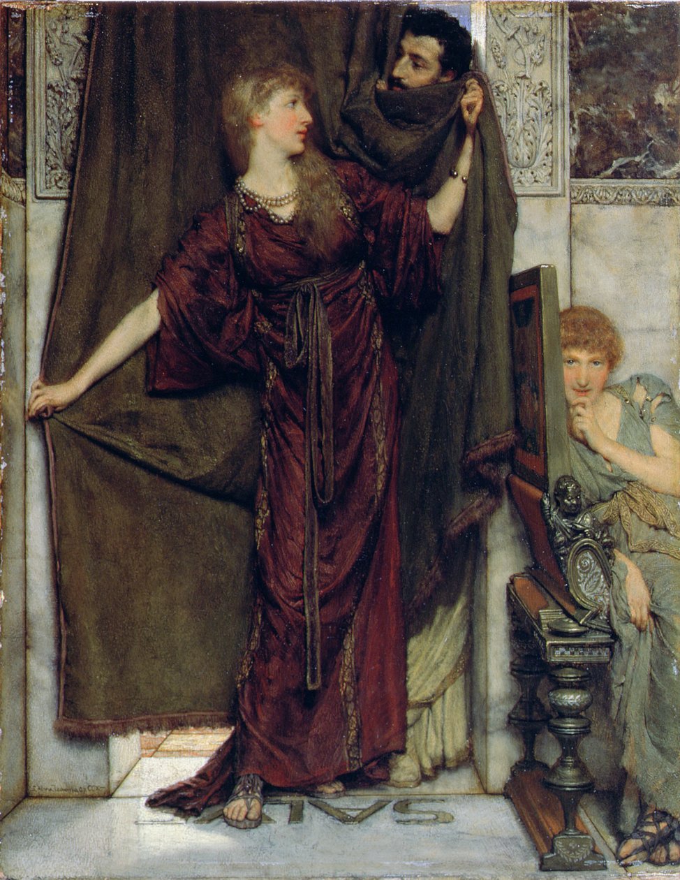 Min søster er ikke med, 1879 av Lawrence Alma Tadema