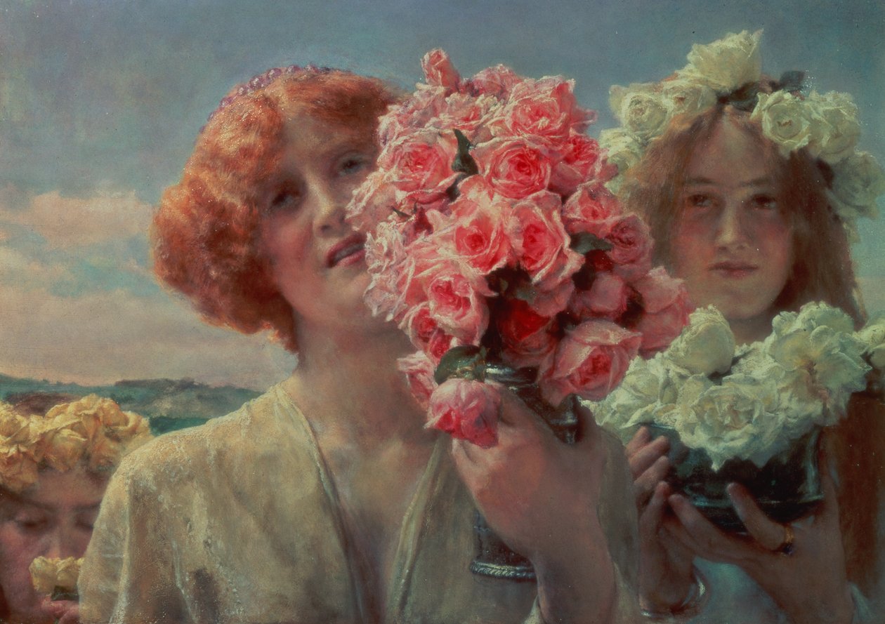 Sommeroffer, 1911 av Lawrence Alma Tadema
