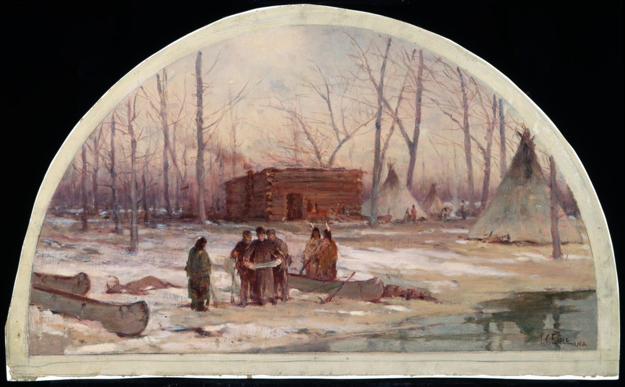 The Winter Quarters of Father Marquette, 1674, 1900 av Lawrence Carmichael Earle
