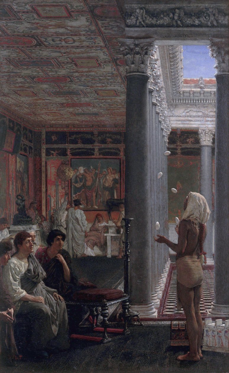 En sjonglør av Lawrence Alma-Tadema