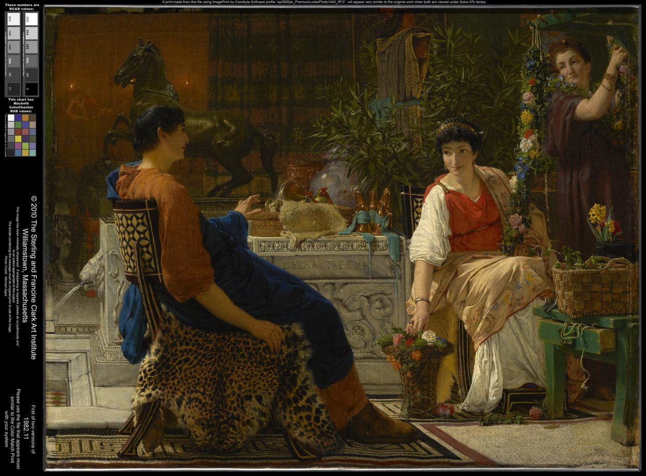 Forberedelser til festlighetene (Blomsterkransen) av Lawrence Alma-Tadema