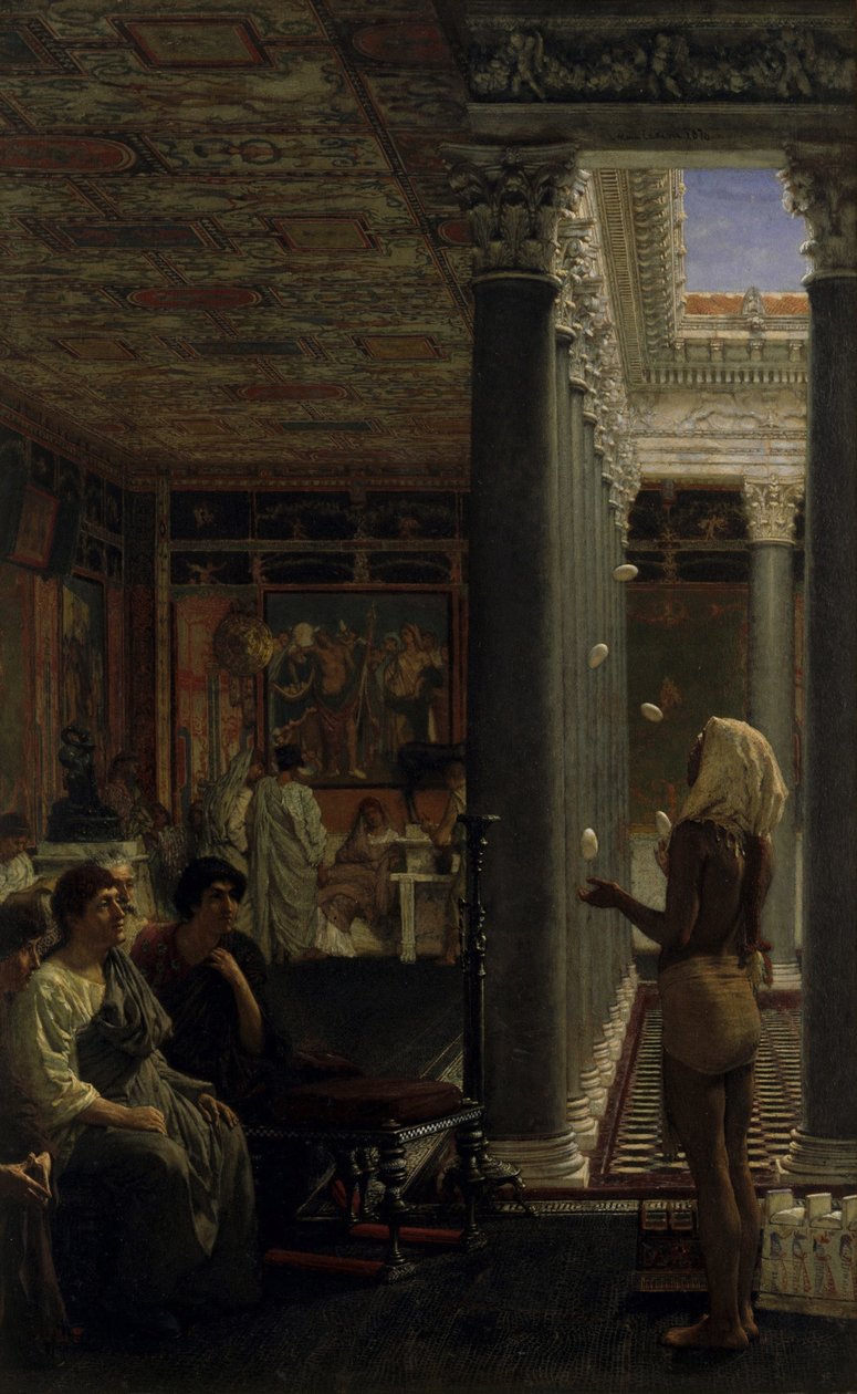 En gjøgler, 1870 av Lawrence Alma Tadema