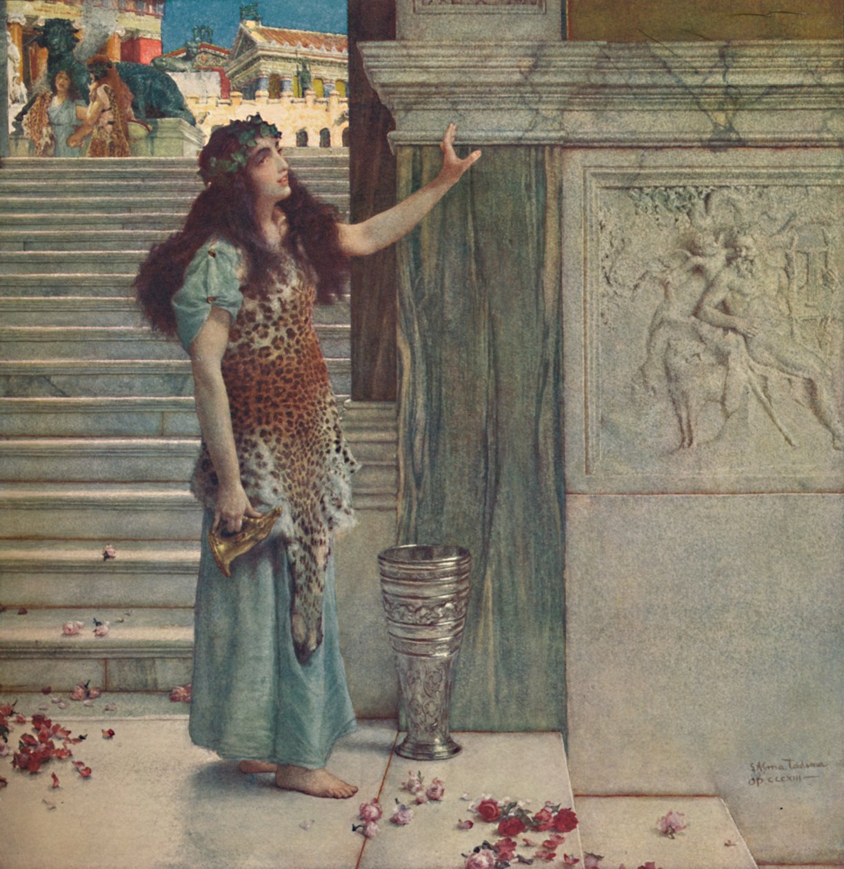 Å kalle tilbederne, c1893. av Lawrence Alma Tadema