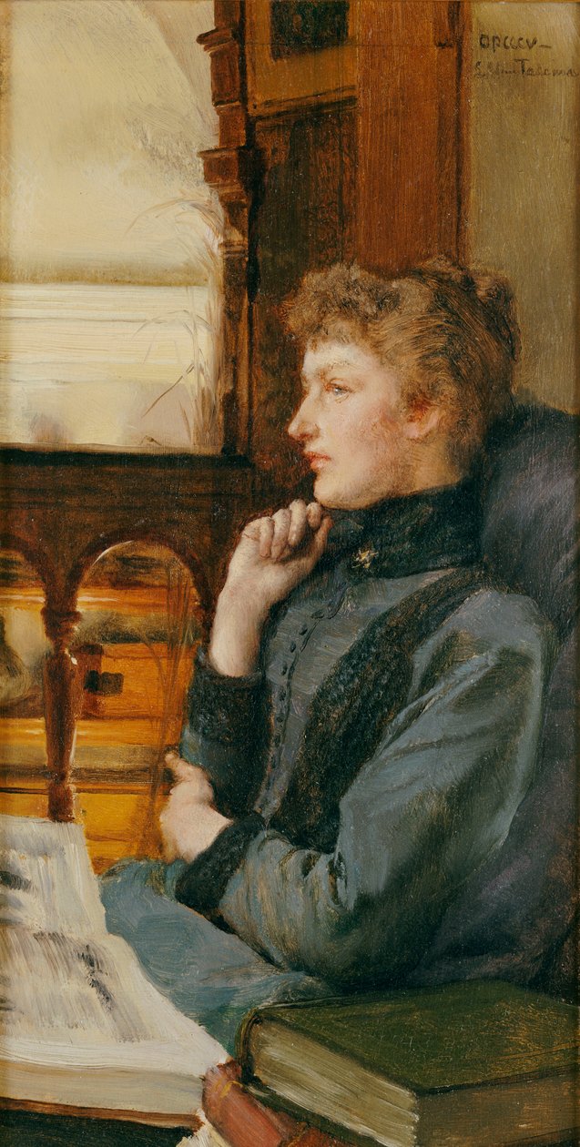 Langt borte tanker, 1890 av Lawrence Alma Tadema