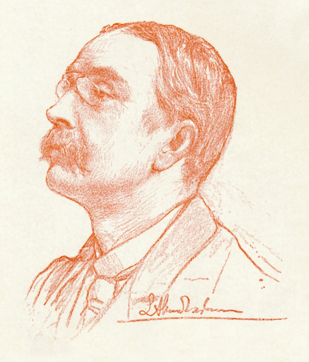G.H. Boughton, R.A., 1896 av Lawrence Alma Tadema