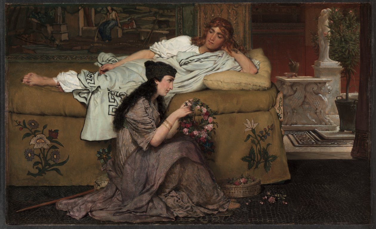 Glaucus og Nydia av Lawrence Alma Tadema