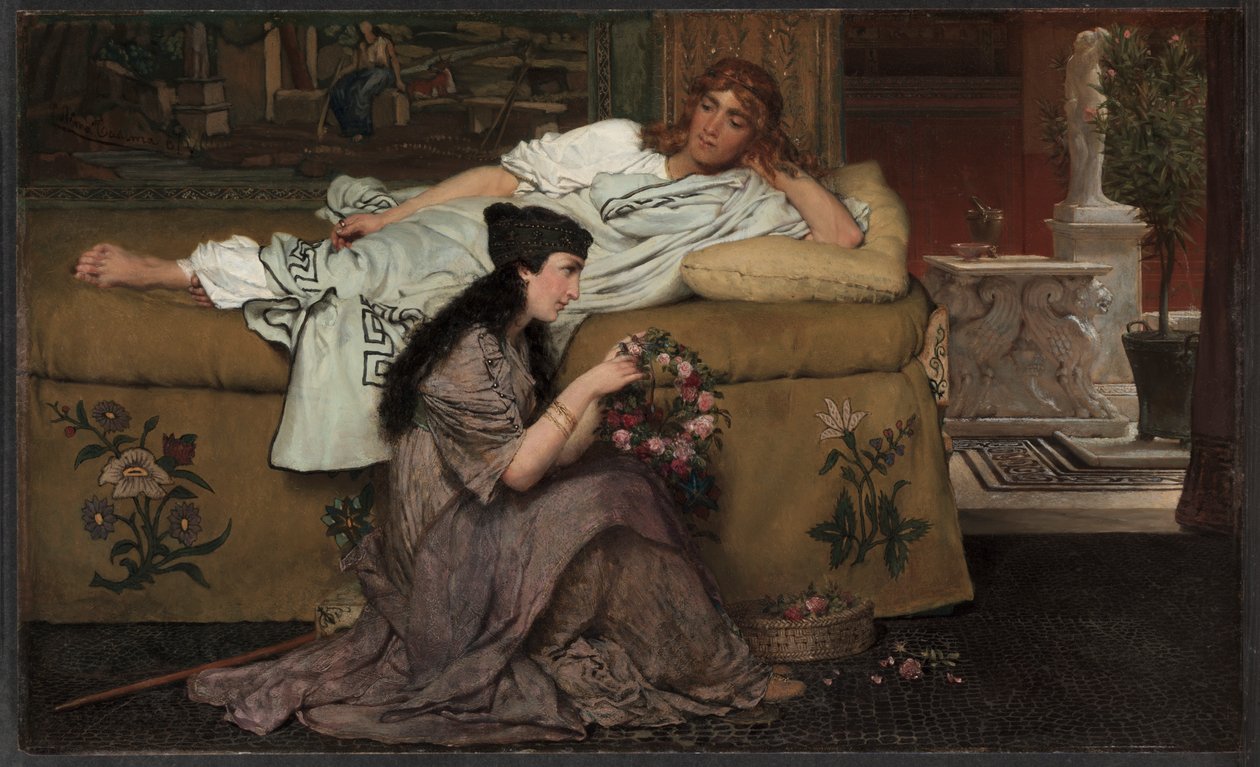 Glaucus og Nydia av Lawrence Alma Tadema