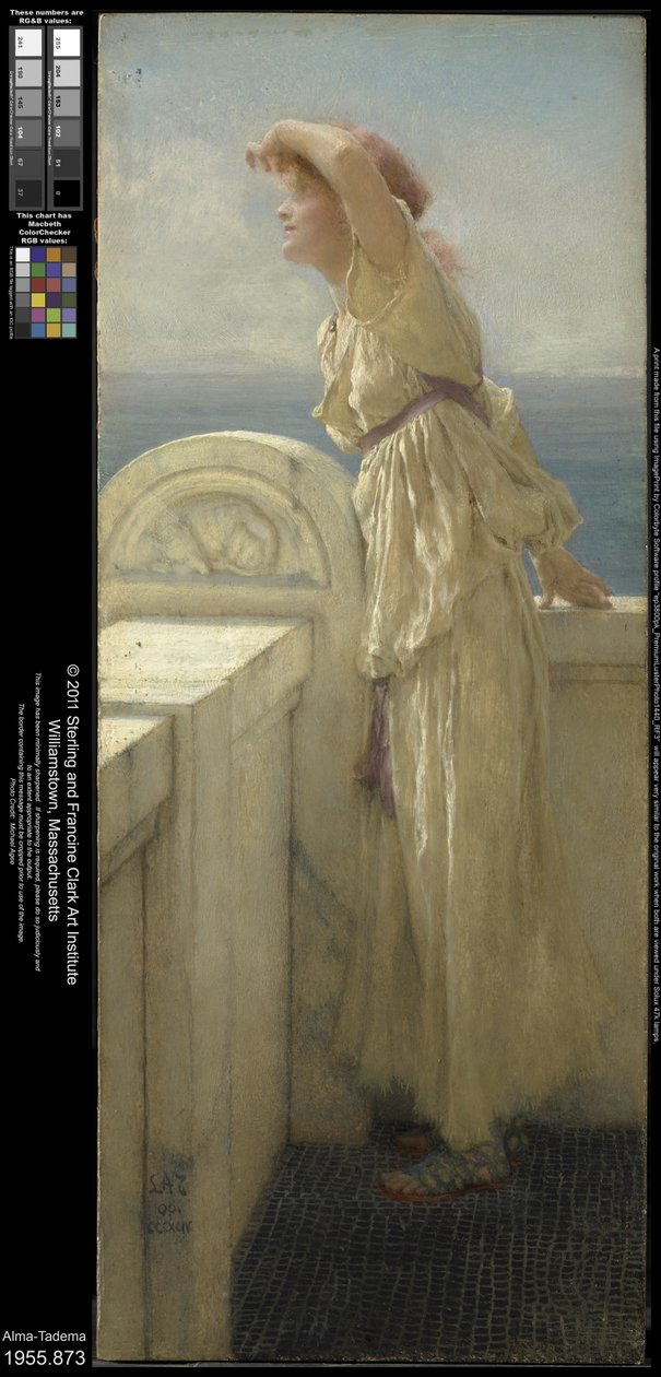 Håpefull, 1909 av Lawrence Alma Tadema