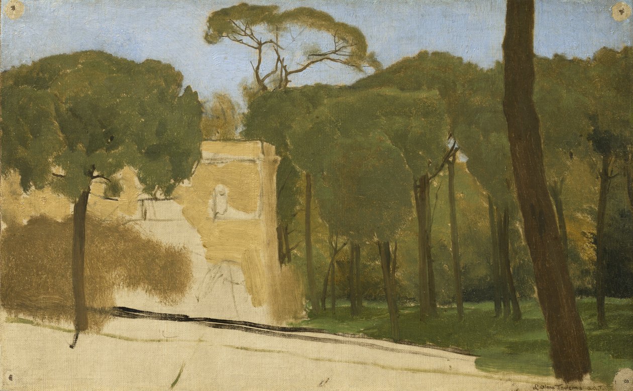 Pinetrær i en romersk park, 1876 av Lawrence Alma Tadema
