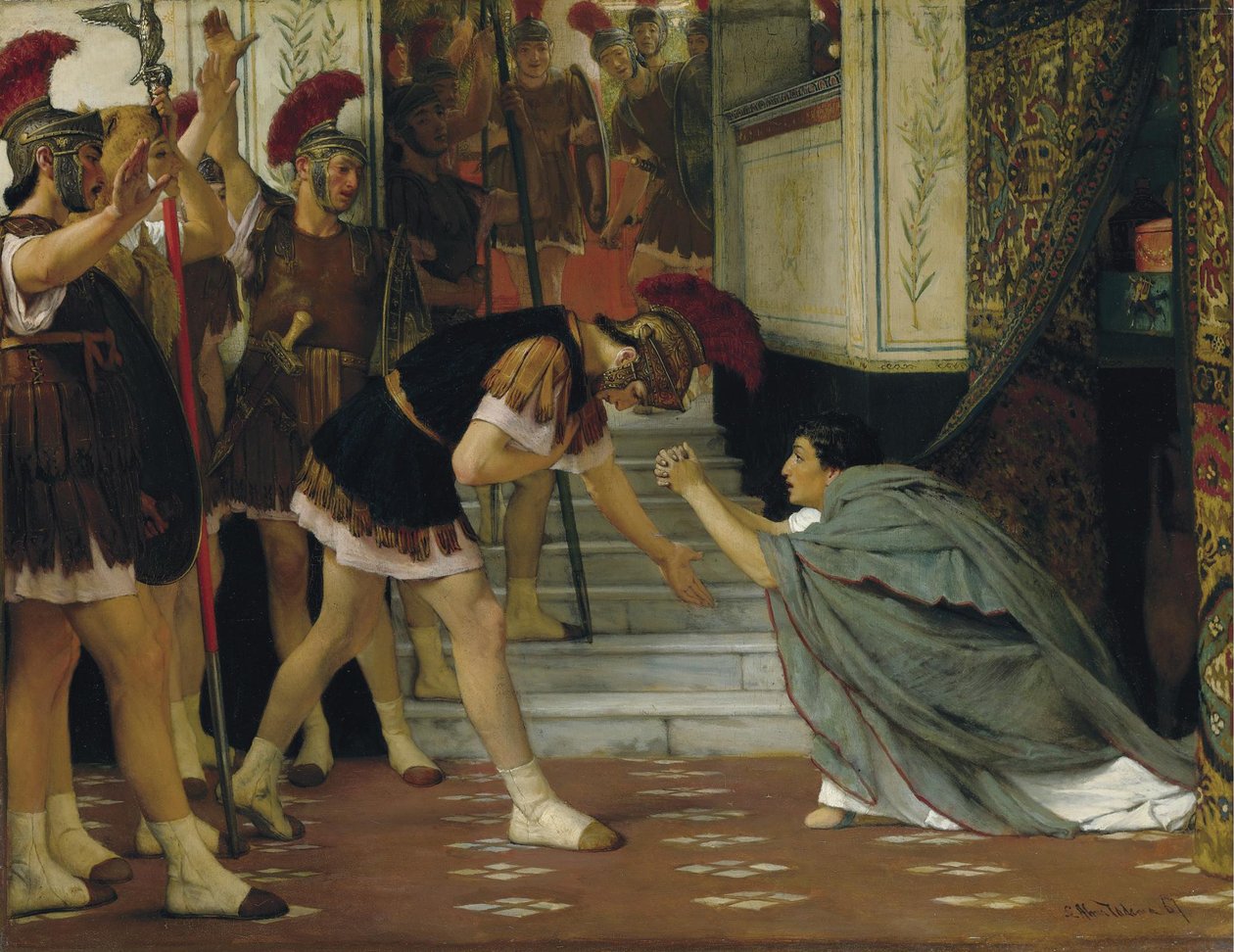 Utropte Claudius til keiser, 1867 av Lawrence Alma Tadema
