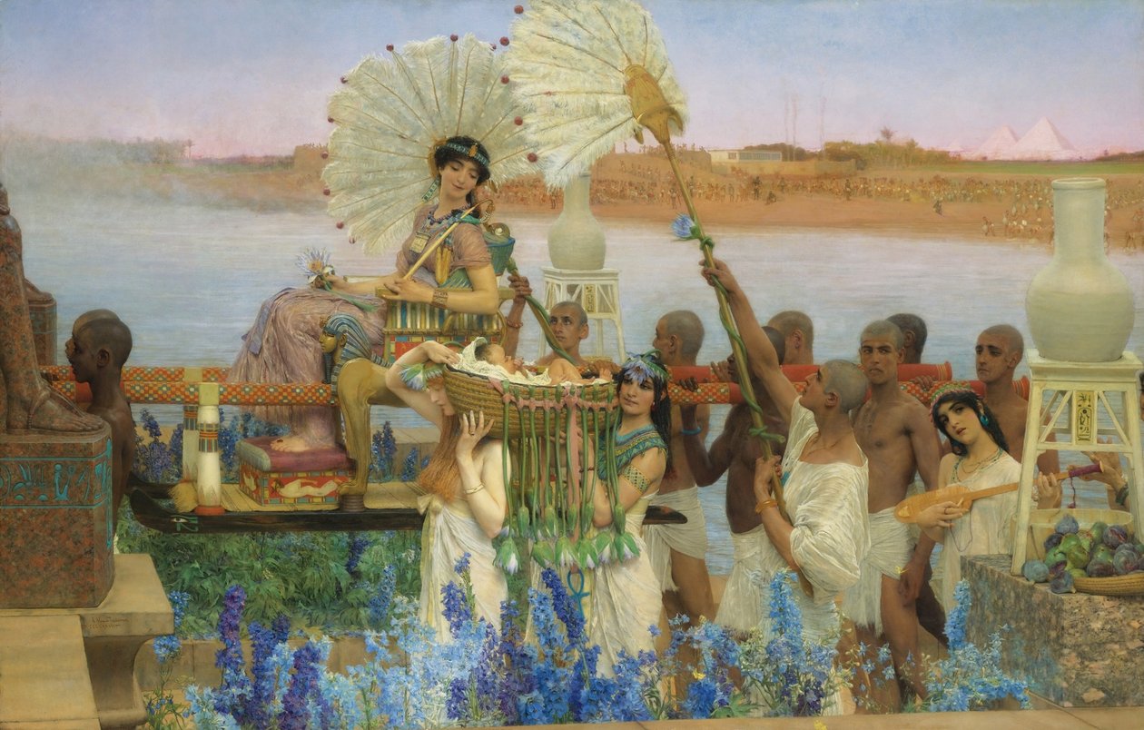 Funnet av Moses av Lawrence Alma Tadema