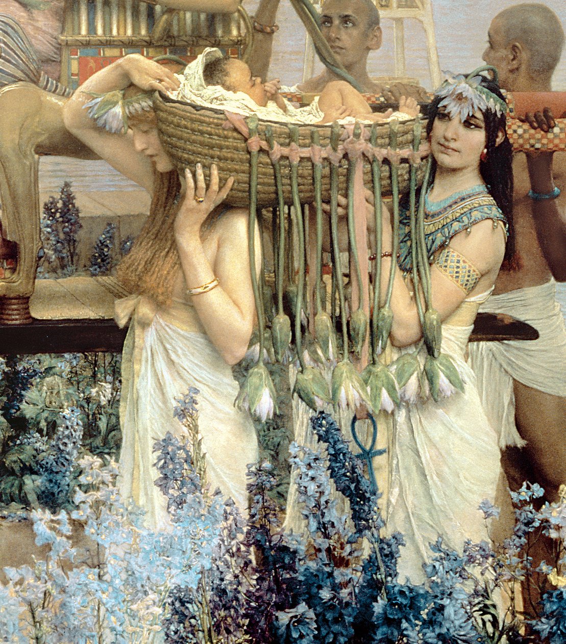 Funnet av Moses av Faraos datter av Lawrence Alma Tadema