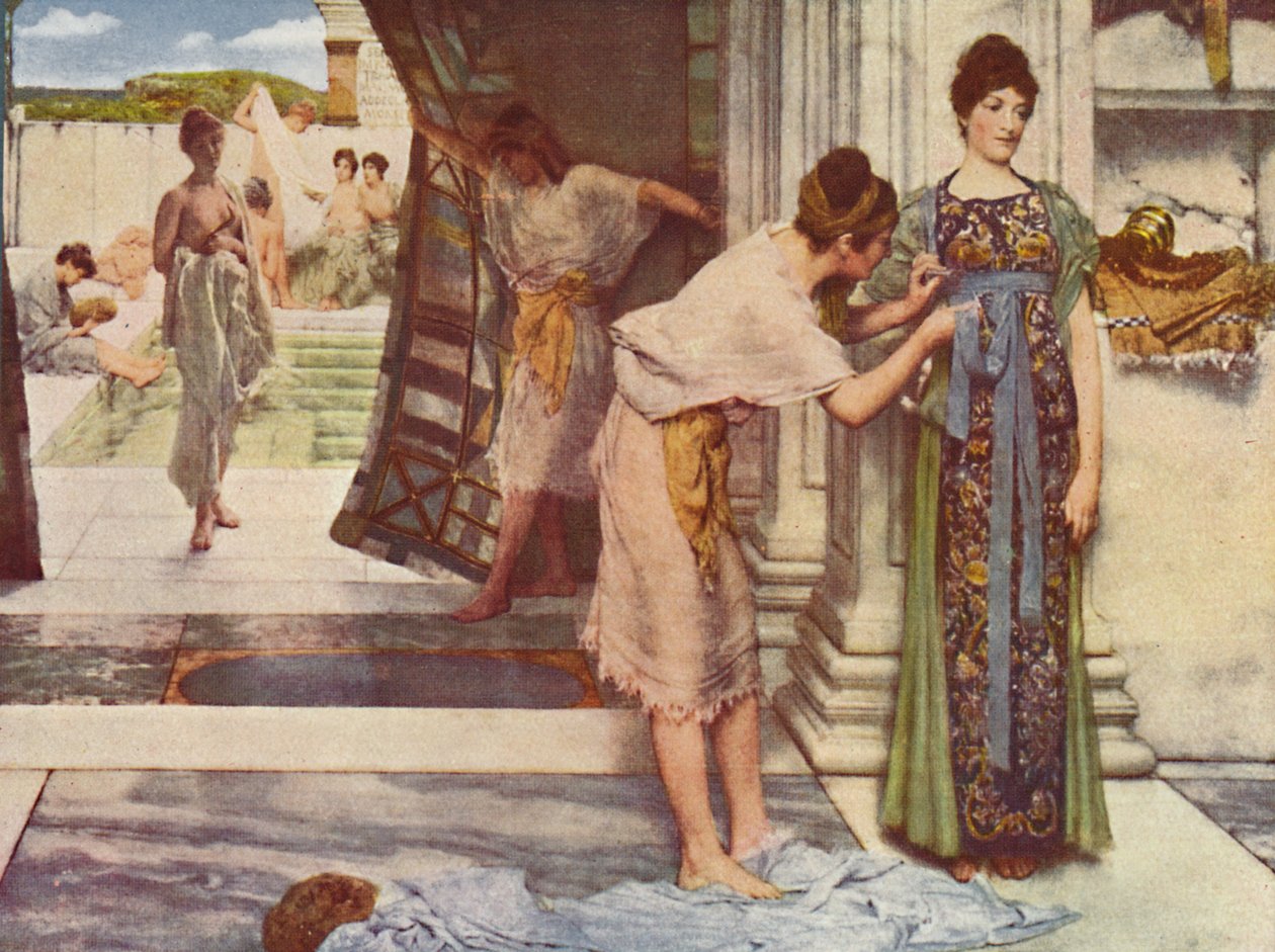 Frigidarium, 1890. av Lawrence Alma Tadema
