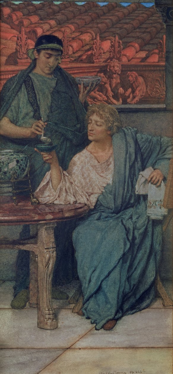 De romerske vinsmakere av Lawrence Alma Tadema